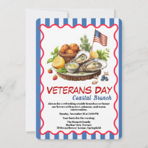Veteranen-Tag Einladung Feier zum Küstenbrunch