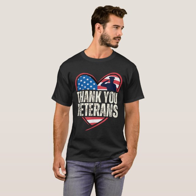 Veteranen-Tag T-Shirt usa Gedenkstätte 2025 (Vorne ganz)