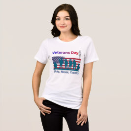 Veteranen-Tag Tri-Blend Shirt