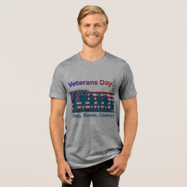 Veteranen-Tag Tri-Blend Shirt