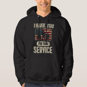Veteranen Tag Vielen Dank für Ihren Dienst Patriot Hoodie