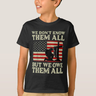 Veteranen Tag wir schulden ihnen Patriotic Veteran T-Shirt