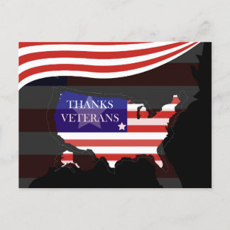 Veteranen-Tagespostkarte Postkarte