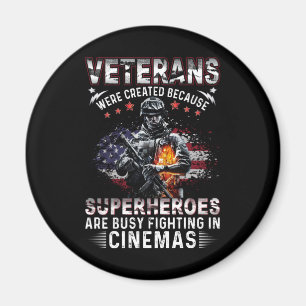 Veteranen, weil Superhelden beschäftigt Cinemas Ma Magnet