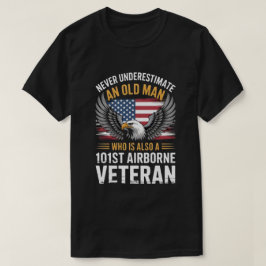 Veteranentag 2025, 101. Im Flugzeug Adleramerikane T-Shirt
