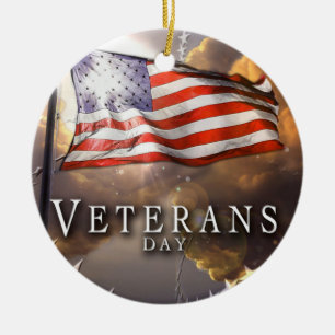Veteranentag Keramik Ornament