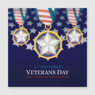 Veteranentag Magnetkarte
