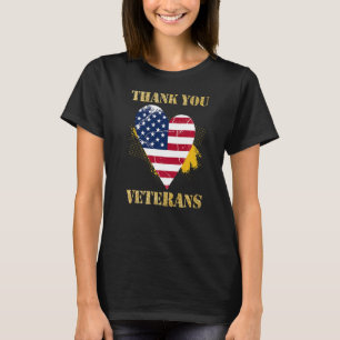 Veteranentag mit amerikanischer Fahne Vater Women T-Shirt