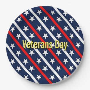 Veteranentag Pappteller