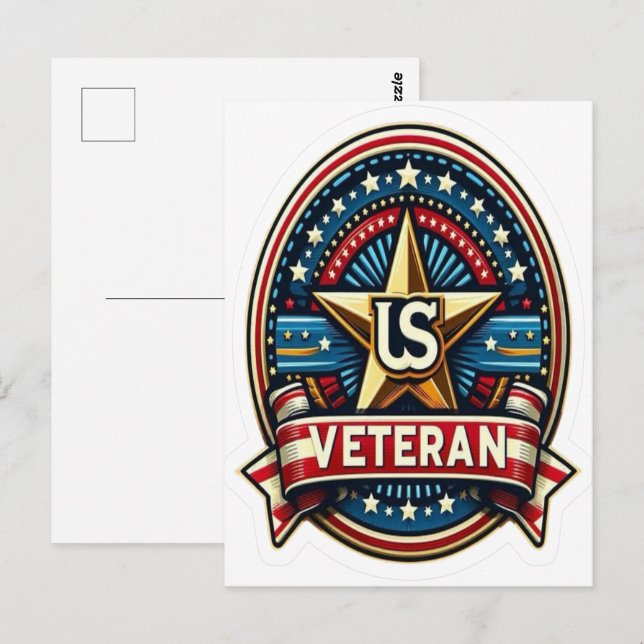 Veteranentag, Veteranentag 2025, Veteranentag 2026 Postkarte (Vorne/Hinten)