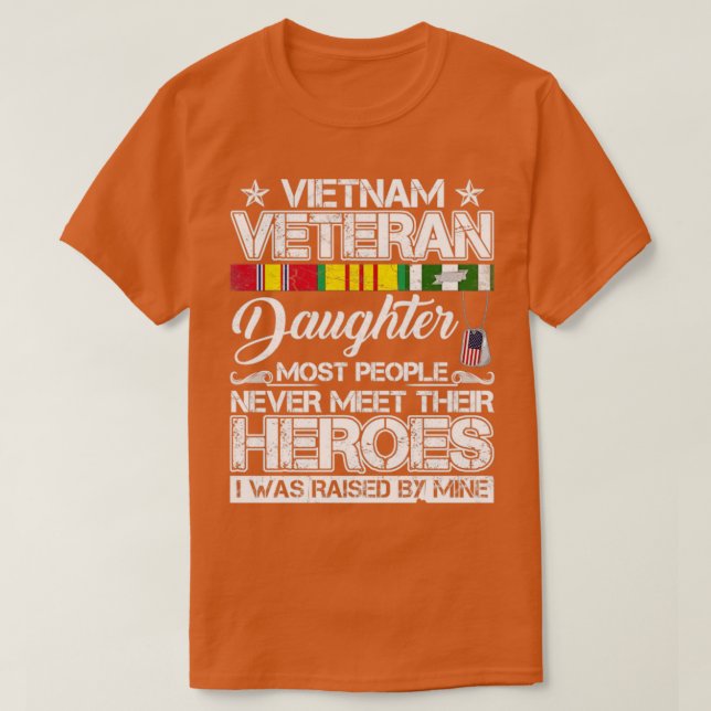 Veteranentochter vietnam treffen sich meistens nie T-Shirt (Design vorne)