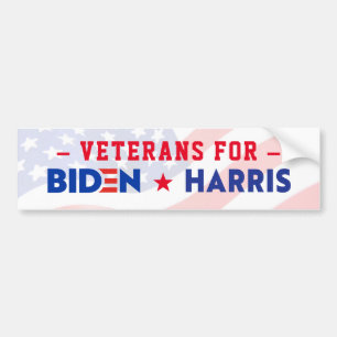 VETERANER FÜR JOE BIDEN & KAMALA HARRIS 2020 AUTOAUFKLEBER