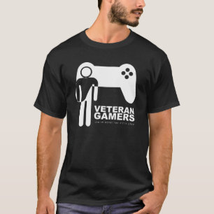 Veterangamers-schwarzer T - Shirt