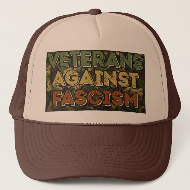 Veterans Against Fascism Truckerkappe (Vorderseite)