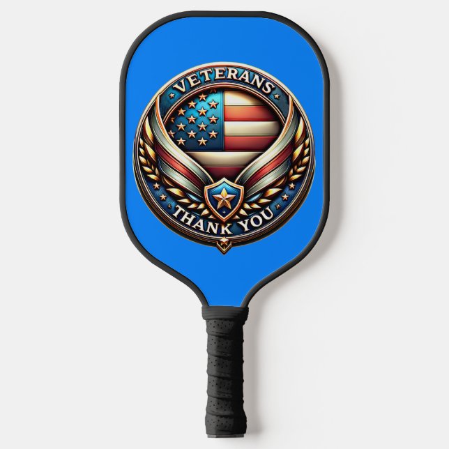 Veteran's Dankeschön Day Pickleball Schläger (Vorderseite)
