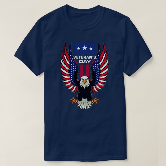 Veterans Day American Eagle T-Shirt (Design vorne)