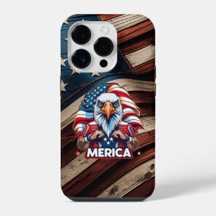 Veterans Day American Flag Merica Patriotic Eagle iPhone 14 Pro Hülle