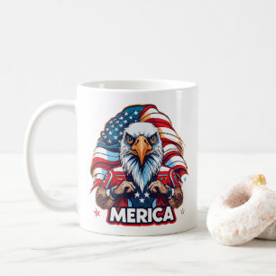 Veterans Day American Flag Merica Patriotic Eagle Kaffeetasse