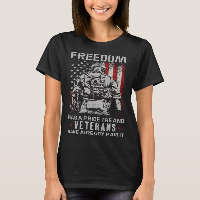 Veterans Day American Veteran and military Soldier T-Shirt (Vorderseite)