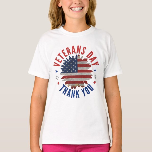 VETERANS DAY DANKE IHNEN T - Shirt (Vorderseite)