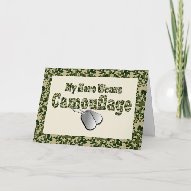 Veterans Day Grußkarte für einen besonderen Helden Dankeskarte (Vorderseite)