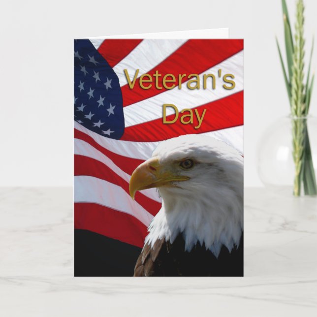Veterans Day Grußkarte Karte (Vorderseite)