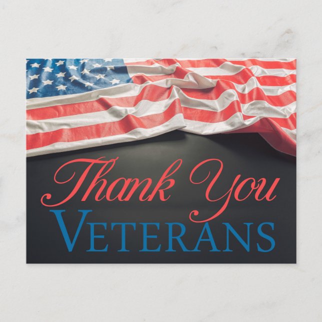 Veterans Day Postcard Postkarte (Vorderseite)