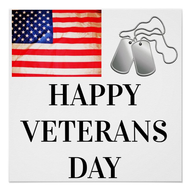 VETERANS DAY     POSTER (Vorderseite)