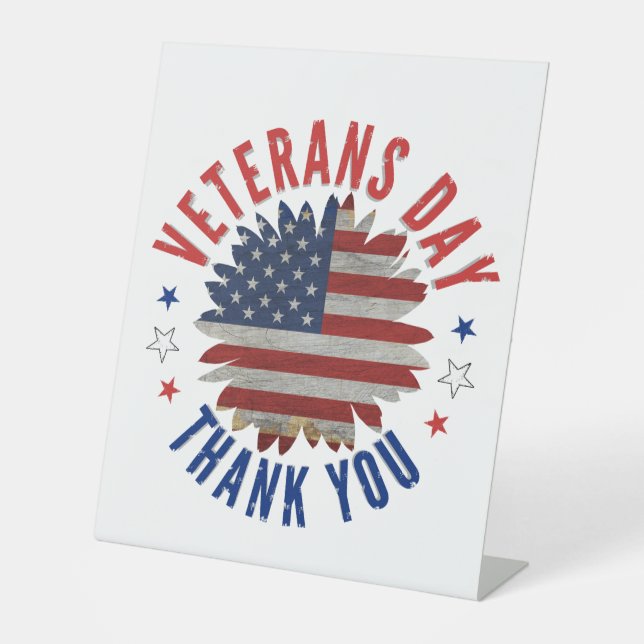 VETERANS DAY SOCKELSCHILD (Vorderseite)