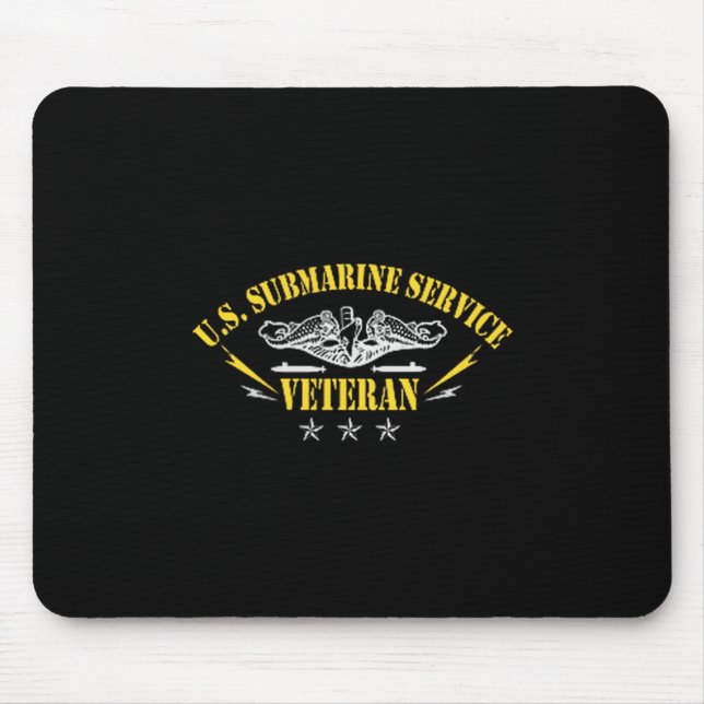 Veterans Day U.s Submarine Force Silent Service Lo Mousepad (Vorne)