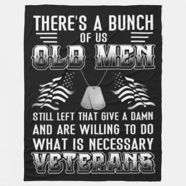 VETERANS FLEECEDECKE (Vorderseite)