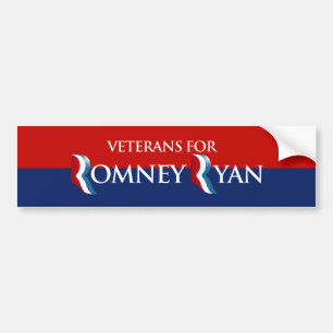 VETERANS FÜR ROMNEY RYAN -.png Autoaufkleber