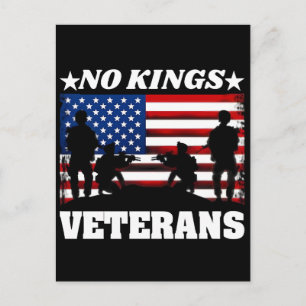 Veterans No Kings - Patriotischer Veteranentag 202 Postkarte
