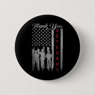 Veterans Tag Vielen Dank Veterans Proud Patriotic Button