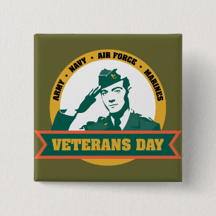 Veterens Tag Button