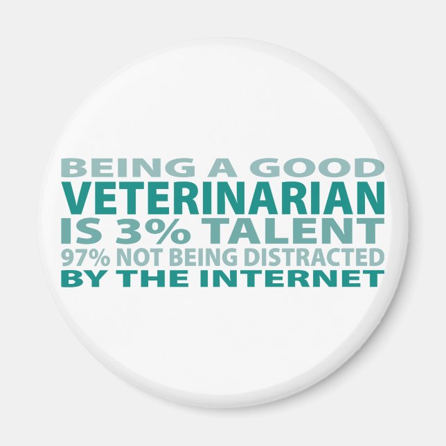 Veterinär 3% Talent Magnet (Vorne)