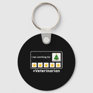 Veterinär Ich arbeite für Weihnachtsferien 5 St. Schlüsselanhänger