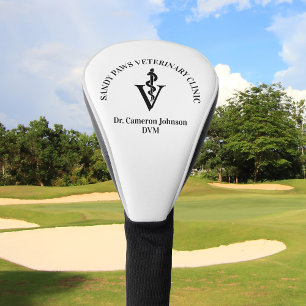 Veterinär-Kliniksymbol Veterinärmediziner Golf Headcover