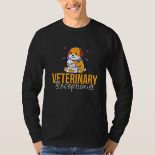 Veterinär-Receptionist Veterinary Clinic T-Shirt