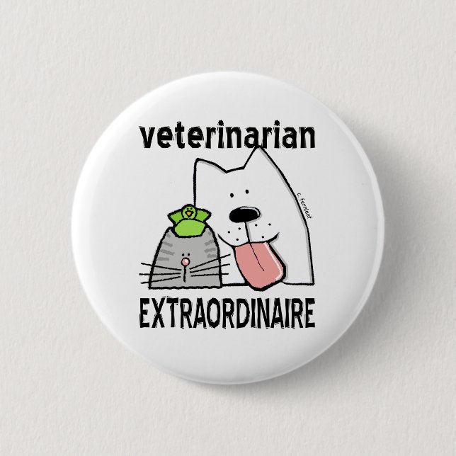 Veterinär-Sonderbeauftragter Button (Vorderseite)