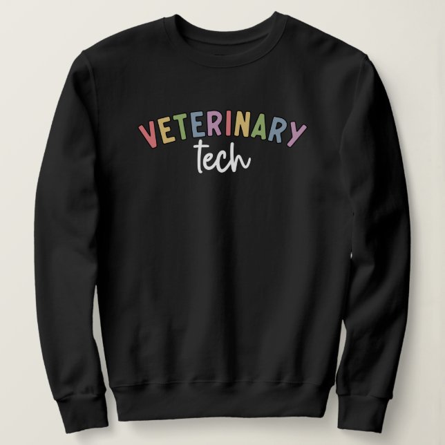 Veterinär-Tech | Tierarzt Sweatshirt (Design vorne)