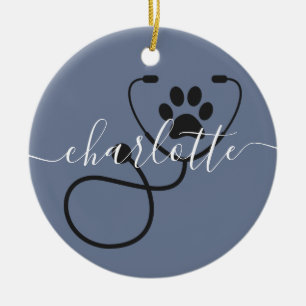 Veterinär-technischer Tierarztassistent Keramik Ornament