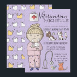 Veterinär-Themed Kids-Party Einladung<br><div class="desc">Hat dein kleiner Tierfreund bald einen Geburtstag? Warum nicht ein Tierarzt-Party für Kinder? Viele Kinder Liebe Tiere! Natürlich nicht alle, aber eine ziemlich große Anzahl von ihnen. Ich erinnere mich, 10 Jahre alt zu sein und gefragt zu werden, was ich gewollt hatte, als ich aufwuchs. Ohne zu blinken antwortete ich:...</div>