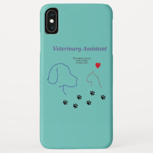 Veterinärassistent-Paw-Ausdruck auf meinem Herzen Case-Mate iPhone Hülle
