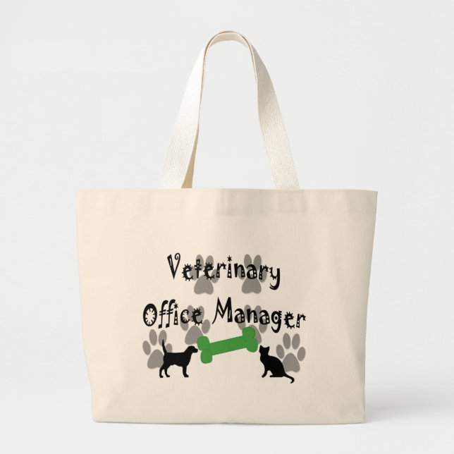 Veterinärbürovorsteher Jumbo Stoffbeutel (Vorne)