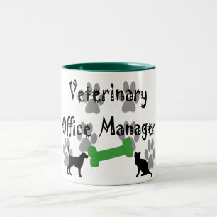 Veterinärbürovorsteher Zweifarbige Tasse