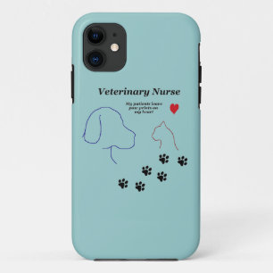 Veterinärc$krankenschwester-tatze Drucke auf Case-Mate iPhone Hülle