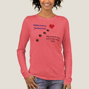 Veterinärc$techniker-tatze Drucke auf meinem Tri-Blend Shirt