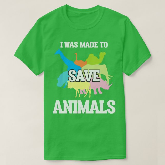 Veterinarian Doctor Save Animal Rescuer Vet Tech T-Shirt (Design vorne)