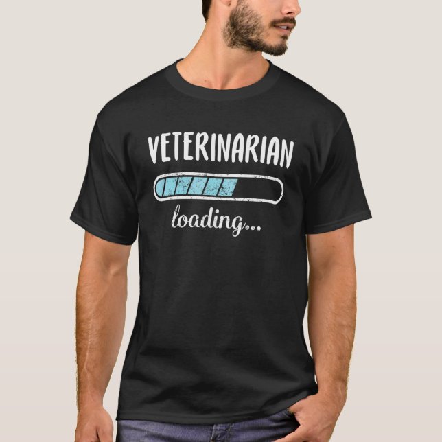 Veterinarian Loading Family Friends Spaß Trendy P T-Shirt (Vorderseite)